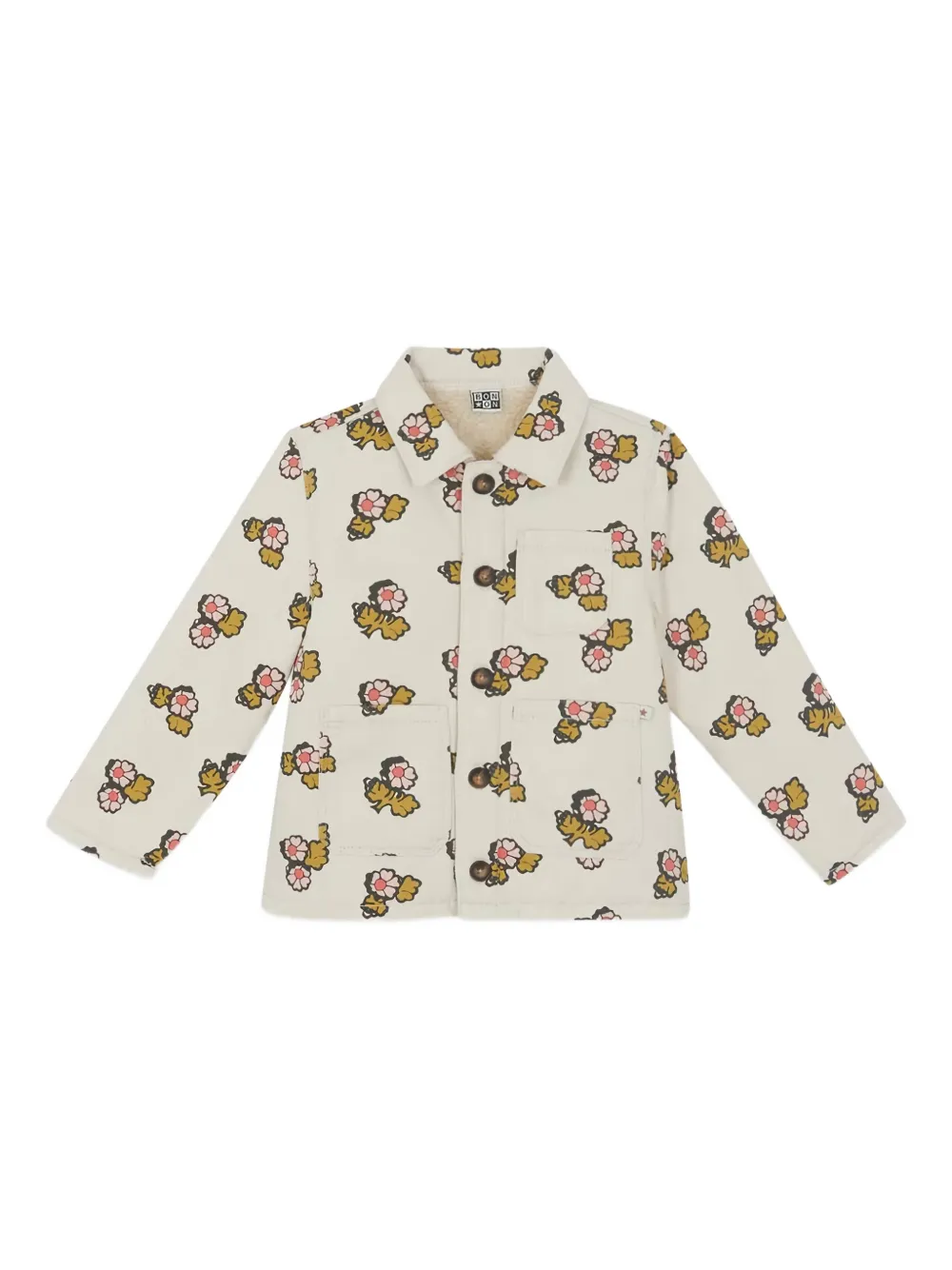 Куртка с цветочным принтом Bonton, белый
Куртка с цветочным принтом Bonton, белый
