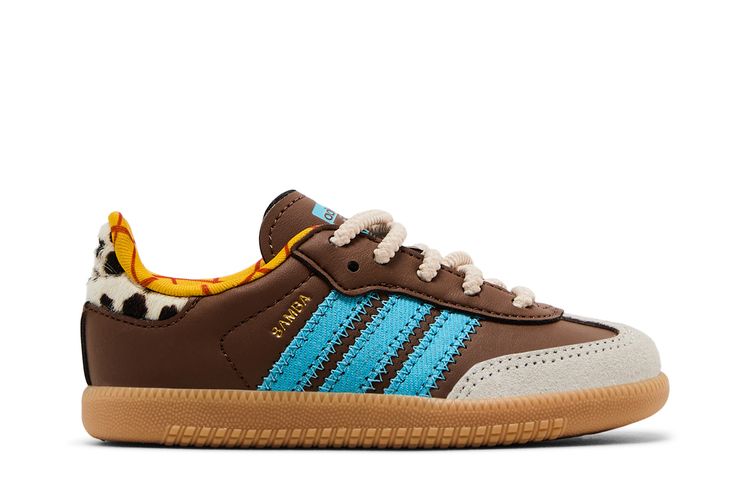 Кроссовки Toy Story x Samba OG EL I 'Woody', коричневый
Кроссовки Toy Story x Samba OG EL I 'Woody', коричневый