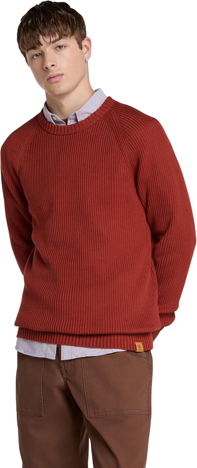 Timberland мужская толстовка с рукавом реглан и ребристой вязкой, Burnt Henna
Timberland мужская толстовка с рукавом реглан и ребристой вязкой, Burnt Henna