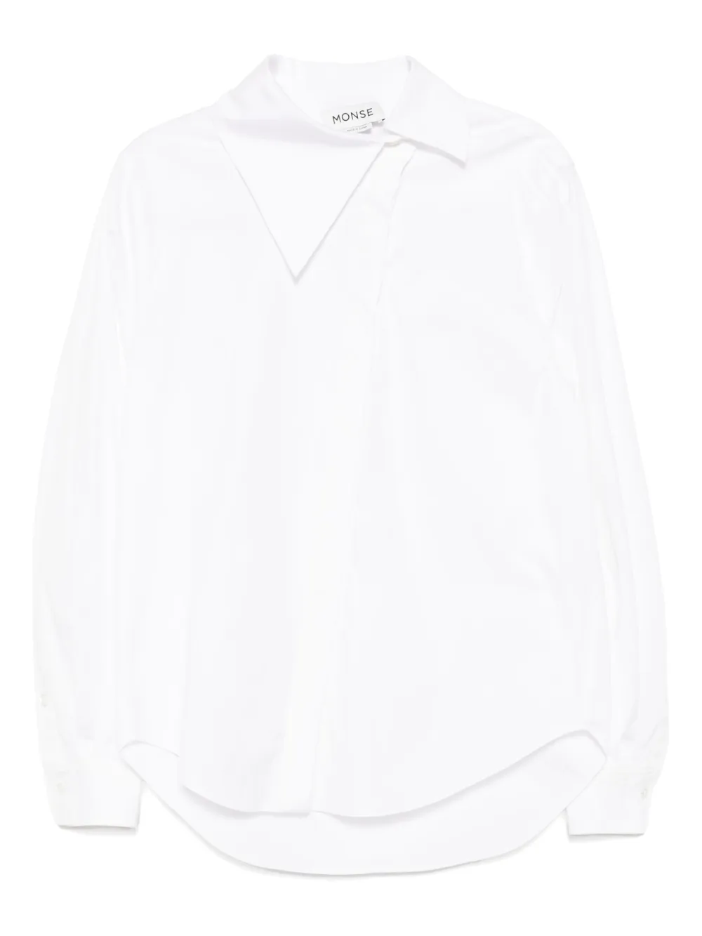 Рубашка с асимметричным воротником Monse, нейтральный
Рубашка с асимметричным воротником Monse, нейтральный