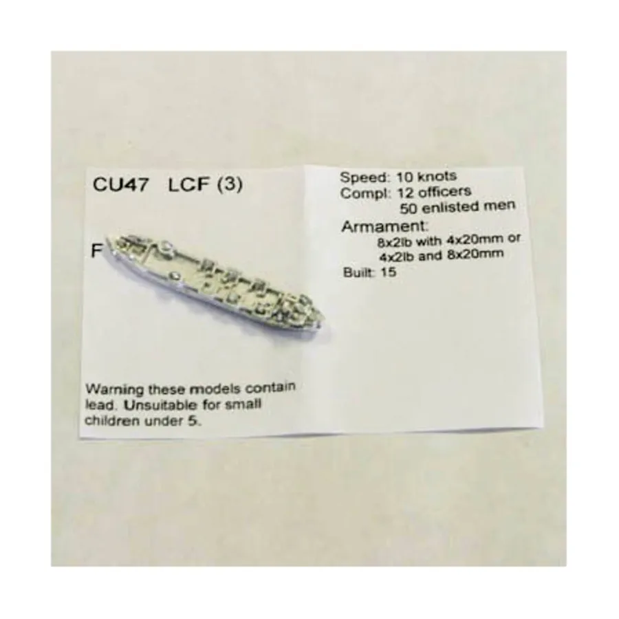 ЛКФ (3), Figurehead Ships - WWII Coastal Forces - United States (1:1250) (Noble Miniatures)
ЛКФ (3), Figurehead Ships - WWII Coastal Forces - United States (1:1250) (Noble Miniatures)