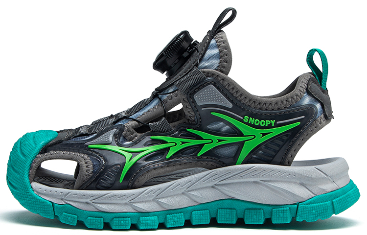 Детские сандалии с защитой от скольжения, износостойкие, быстросохнущие, поддерживающие, легкие SNOOPY, серый/зеленый
Детские сандалии с защитой от скольжения, износостойкие, быстросохнущие, поддерживающие, легкие SNOOPY, серый/зеленый