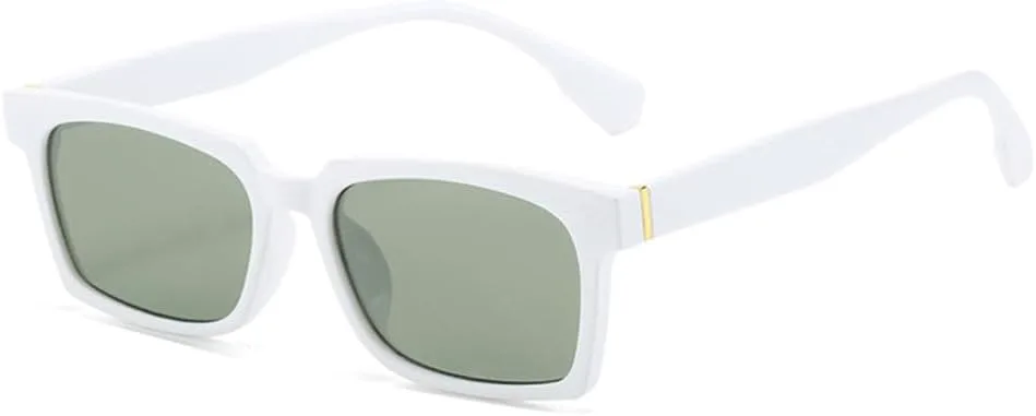 Квадратные солнцезащитные очки для женщин, модные винтажные черные солнцезащитные очки, женские прямоугольные зеркальные очки в стиле ретро MTZJH, White Green
Квадратные солнцезащитные очки для женщин, модные винтажные черные солнцезащитные очки, женские прямоугольные зеркальные очки в стиле ретро MTZJH, White Green