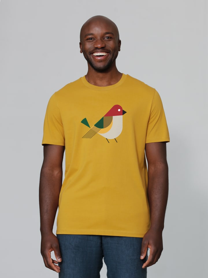 Футболка с птицей цвета охры wat Apparel
Футболка с птицей цвета охры wat Apparel