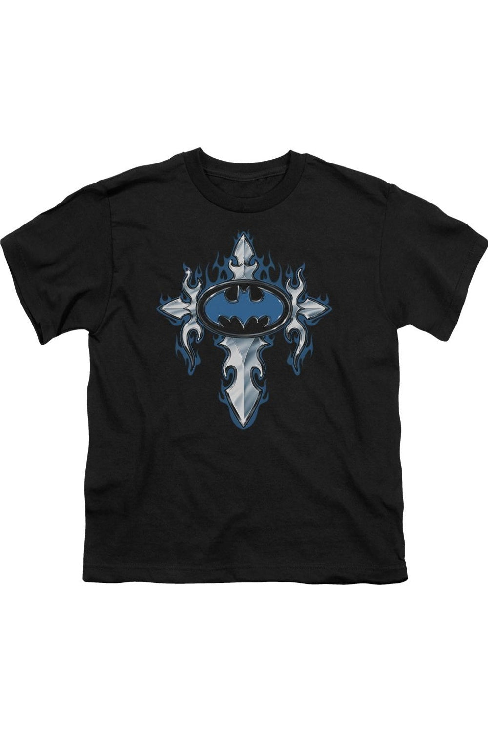 Футболка с готическим стальным логотипом Batman для детей Gildan, черный
Футболка с готическим стальным логотипом Batman для детей Gildan, черный