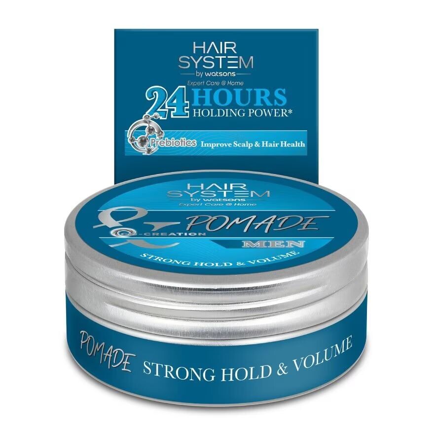 Hair System by Watsons Система для волос Watsons Pomade Strong Hold Volume 75 г, White
Hair System by Watsons Система для волос Watsons Pomade Strong Hold Volume 75 г, White