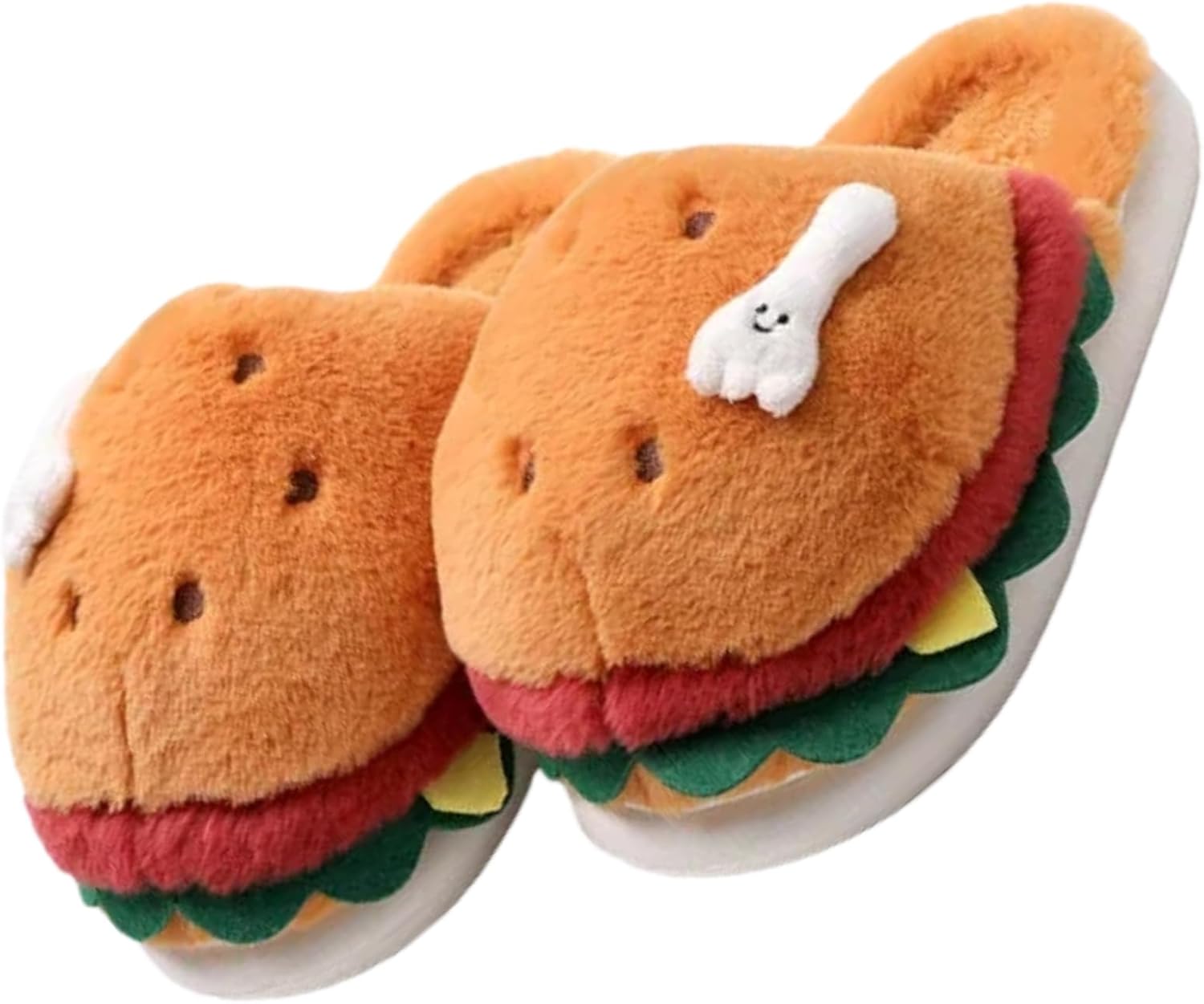 Женские и мужские плюшевые тапочки для пары, мультяшные домашние тапочки с противоскользящей подошвой, теплая обувь для дома с милым дизайном бургера Asbodon, Hamburger
Женские и мужские плюшевые тапочки для пары, мультяшные домашние тапочки с противоскользящей подошвой, теплая обувь для дома с милым дизайном бургера Asbodon, Hamburger