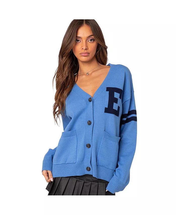 Женский кардиган Emmett оверсайз Edikted, синий
Женский кардиган Emmett оверсайз Edikted, синий
