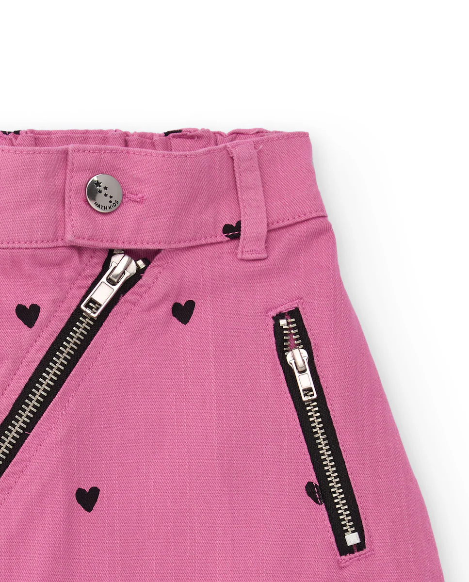 Детская юбка в розовом цвете с сердечками и диагональной молнией Tuc tuc, розовый
Детская юбка в розовом цвете с сердечками и диагональной молнией Tuc tuc, розовый