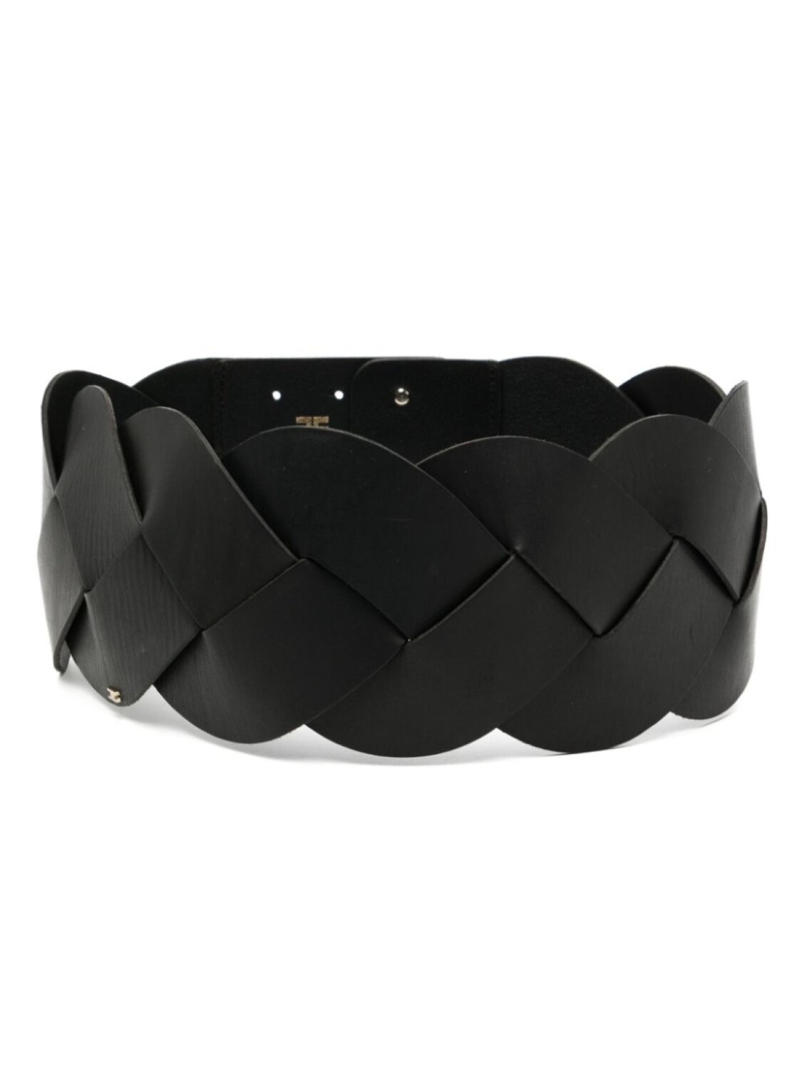 Elisabetta Franchi Плетеный кожаный ремень, черный
Elisabetta Franchi Плетеный кожаный ремень, черный