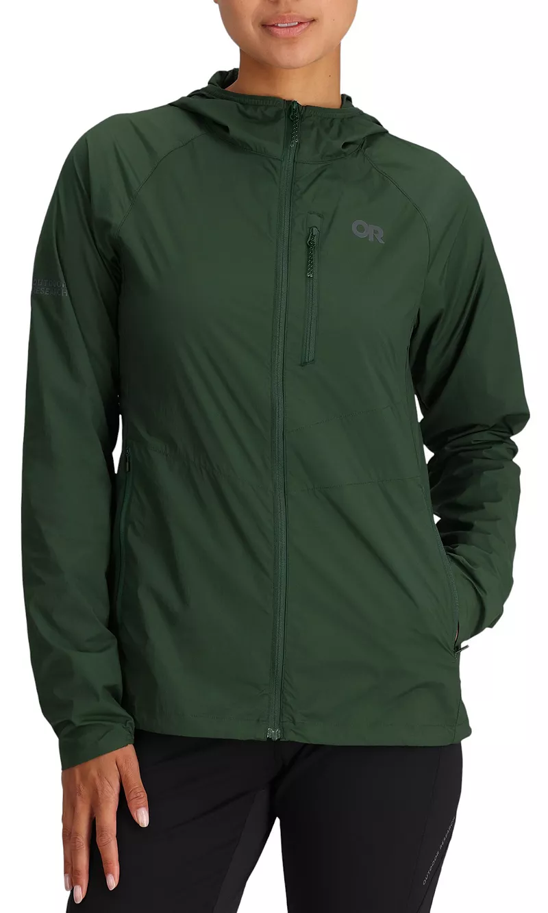 Женская толстовка с капюшоном Outdoor Research Shadow Wind, цвет Grove 
Женская толстовка с капюшоном Outdoor Research Shadow Wind, цвет Grove
