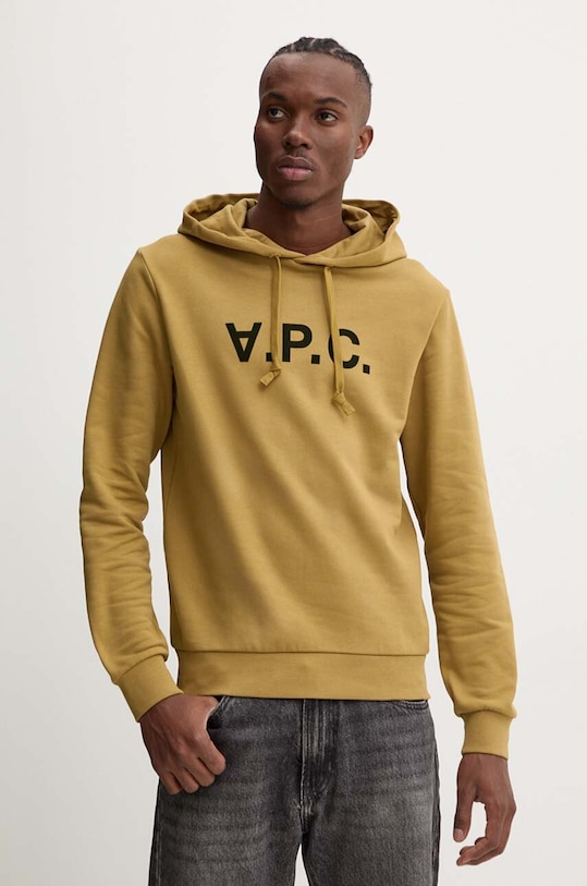 Хлопковая толстовка стандартная большая vpc gots A.P.C., желтый
Хлопковая толстовка стандартная большая vpc gots A.P.C., желтый