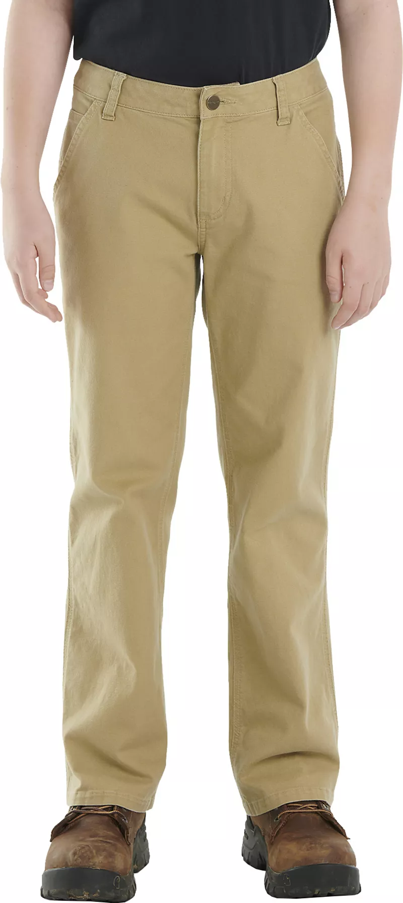 Прочные гибкие рабочие брюки свободного покроя Carhartt из парусины для мальчиков, хаки
Прочные гибкие рабочие брюки свободного покроя Carhartt из парусины для мальчиков, хаки