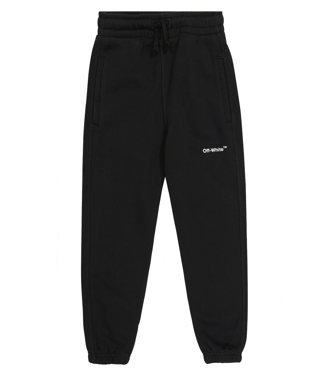 Хлопковые спортивные штаны с логотипом Off-White, белый
Хлопковые спортивные штаны с логотипом Off-White, белый