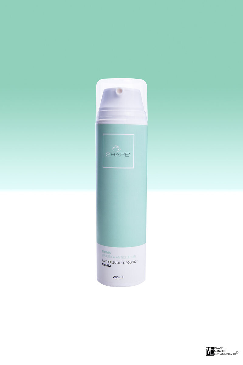 Антицеллюлитный липолитический крем со слизью улитки - SHAPE Cosmetici
Антицеллюлитный липолитический крем со слизью улитки - SHAPE Cosmetici