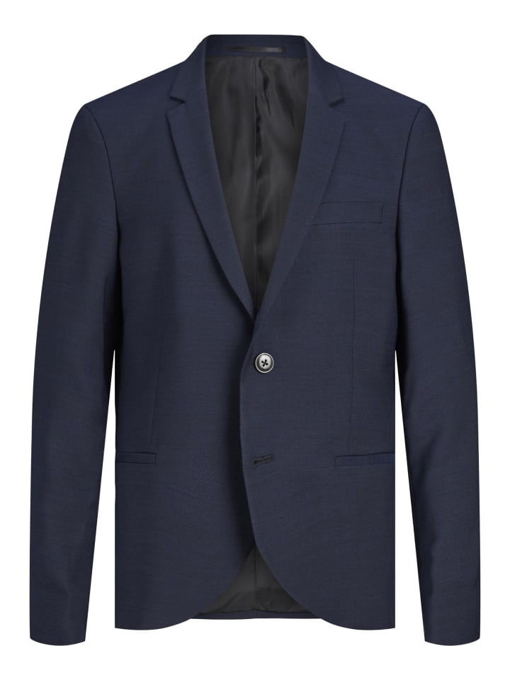 JACK & JONES Junior Однобортный пиджак темно-синего цвета
JACK & JONES Junior Однобортный пиджак темно-синего цвета