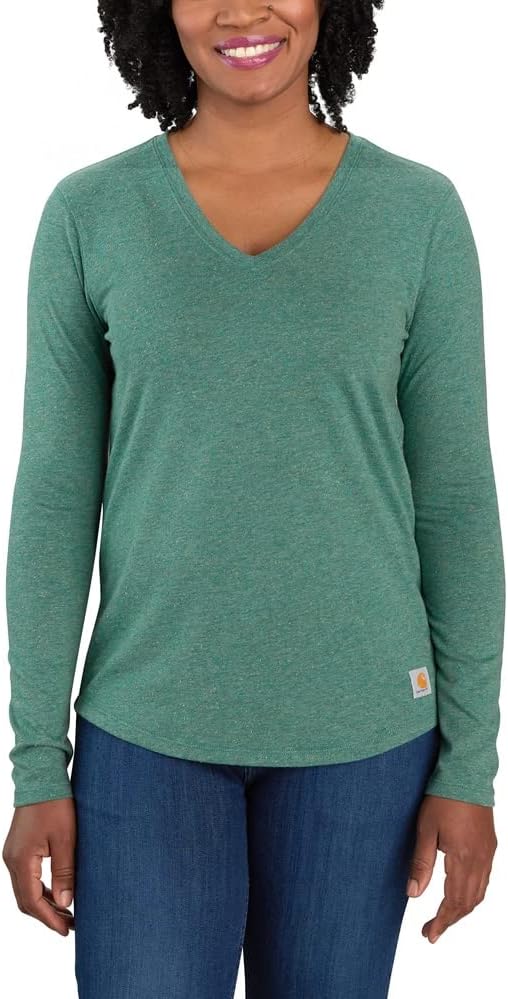 Carhartt Women's 104407 Женская Футболка с V-образным вырезом и длинным рукавом, Slate Green Heather Nep, Зеленый, Carhartt Women's 104407 Женская Футболка с V-образным вырезом и длинным рукавом, Slate Green Heather Nep
Carhartt Women's 104407 Женская Футболка с V-образным вырезом и длинным рукавом, Slate Green Heather Nep, Зеленый, Carhartt Women's 104407 Женская Футболка с V-образным вырезом и длинным рукавом, Slate Green Heather Nep