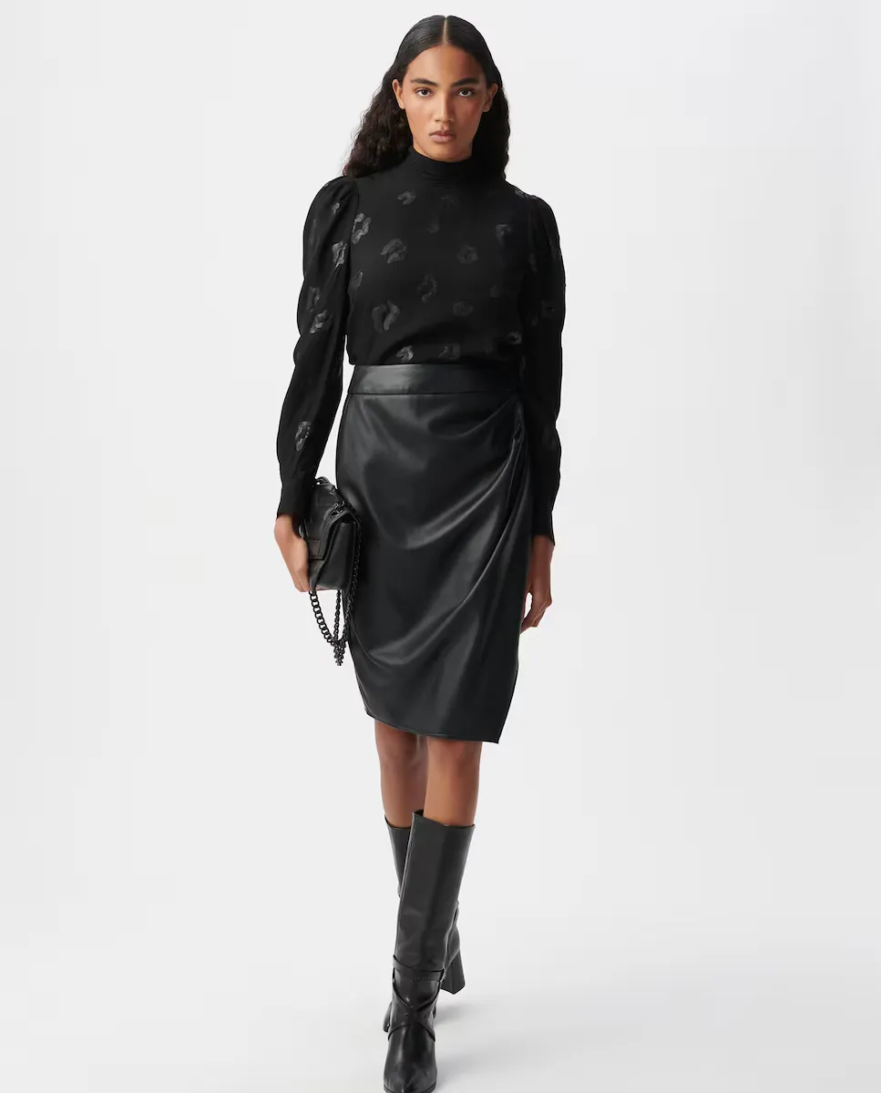 Юбка миди прямого кроя IKKS, чёрный
Юбка миди прямого кроя IKKS, чёрный