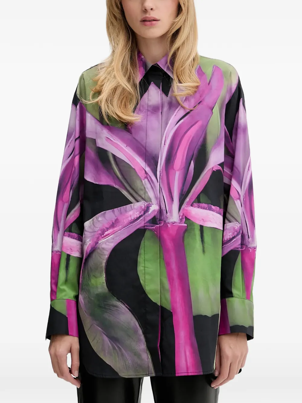 Рубашка с цветочным принтом и узлом Desigual, розовый
Рубашка с цветочным принтом и узлом Desigual, розовый