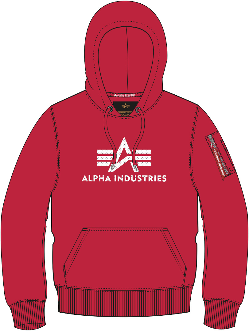 Худи Alpha Industries 3D Logo Hoodie, красный
Худи Alpha Industries 3D Logo Hoodie, красный