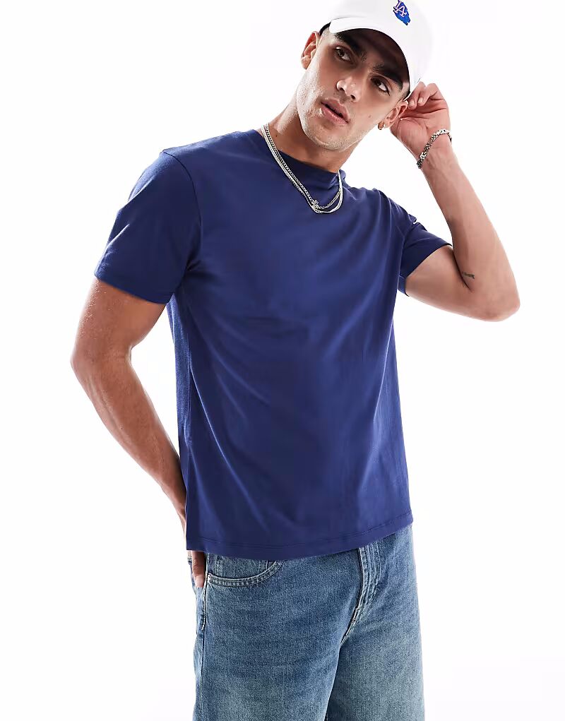 Футболка ASOS DESIGN из плотной ткани с круглым вырезом синего цвета - NAVY
Футболка ASOS DESIGN из плотной ткани с круглым вырезом синего цвета - NAVY