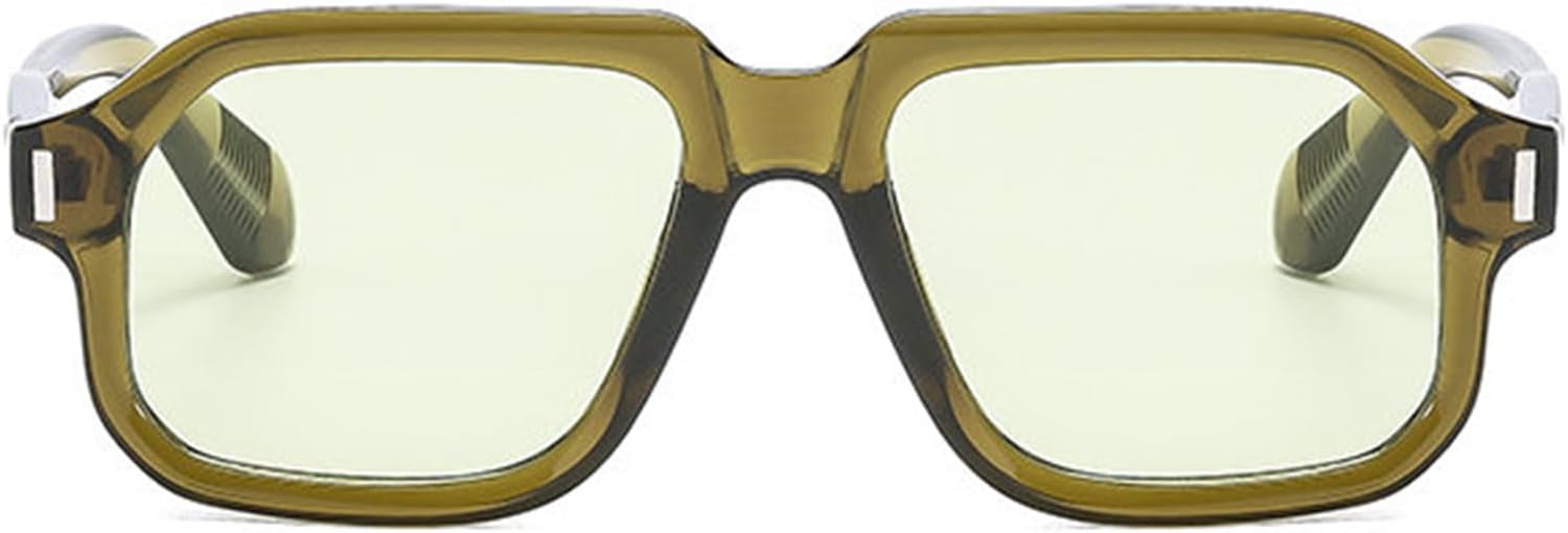 Willochra Модные квадратные солнцезащитные очки-пилот для женщин, дизайнерские очки с заклепками, мужские солнцезащитные очки неправильной формы для женщин, защита от ультрафиолета UV400 F27, Green
Willochra Модные квадратные солнцезащитные очки-пилот для женщин, дизайнерские очки с заклепками, мужские солнцезащитные очки неправильной формы для женщин, защита от ультрафиолета UV400 F27, Green