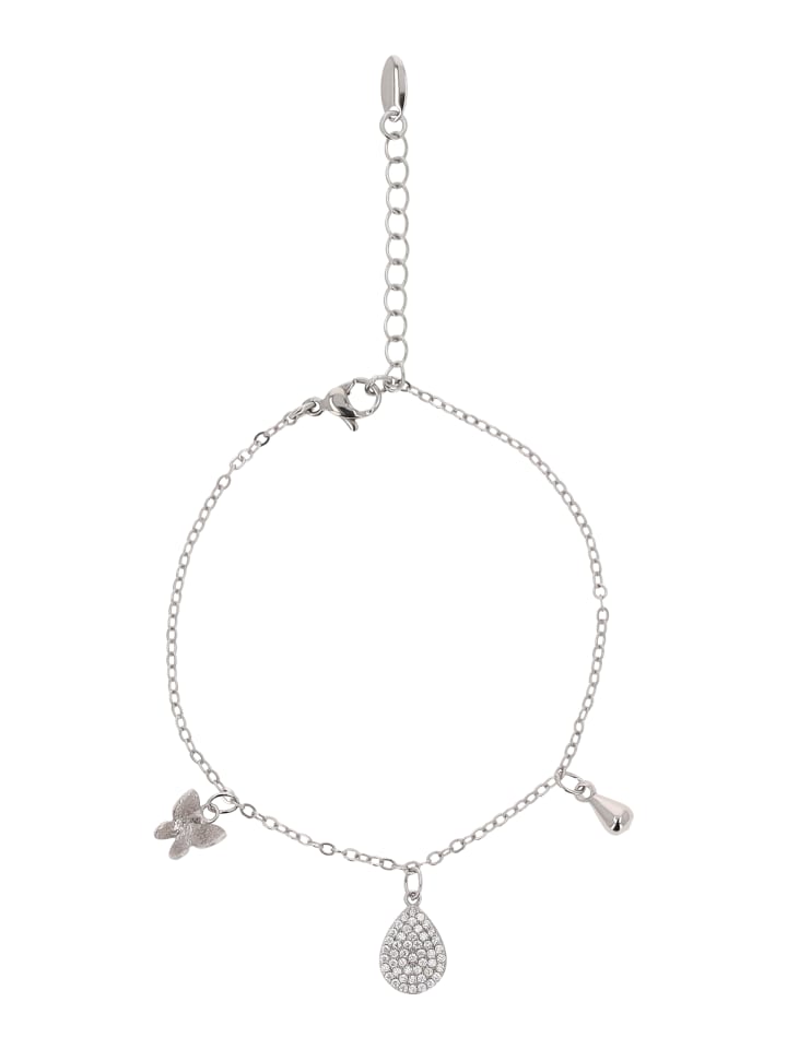 Faina Женский браслет-цепочка с подвесками, серебро
Faina Женский браслет-цепочка с подвесками, серебро