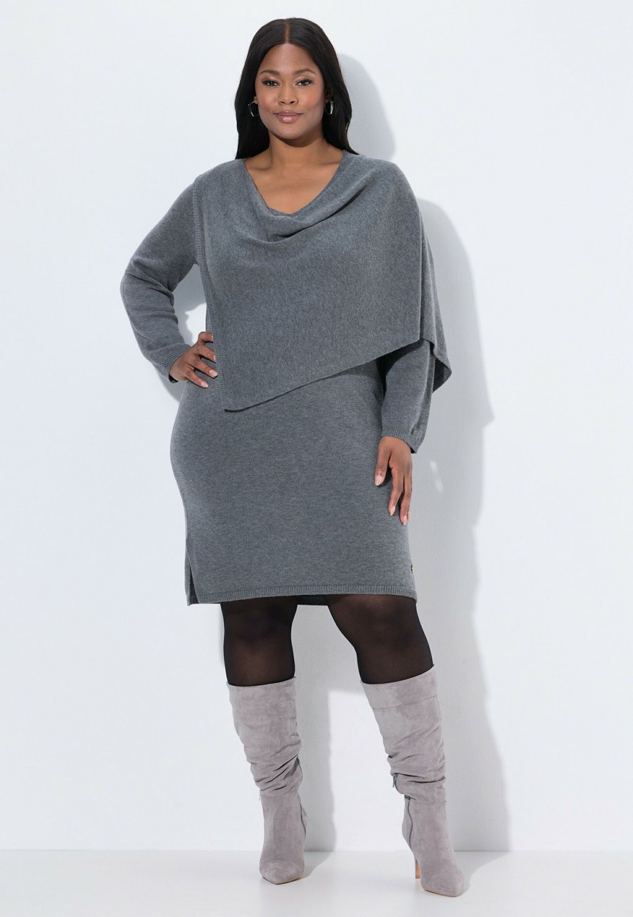 Платье Ulla Popken ATTACHED LONG SLEEVE SWEATER, Medium Mottled Grey/Mottled Grey
Платье Ulla Popken ATTACHED LONG SLEEVE SWEATER, Medium Mottled Grey/Mottled Grey