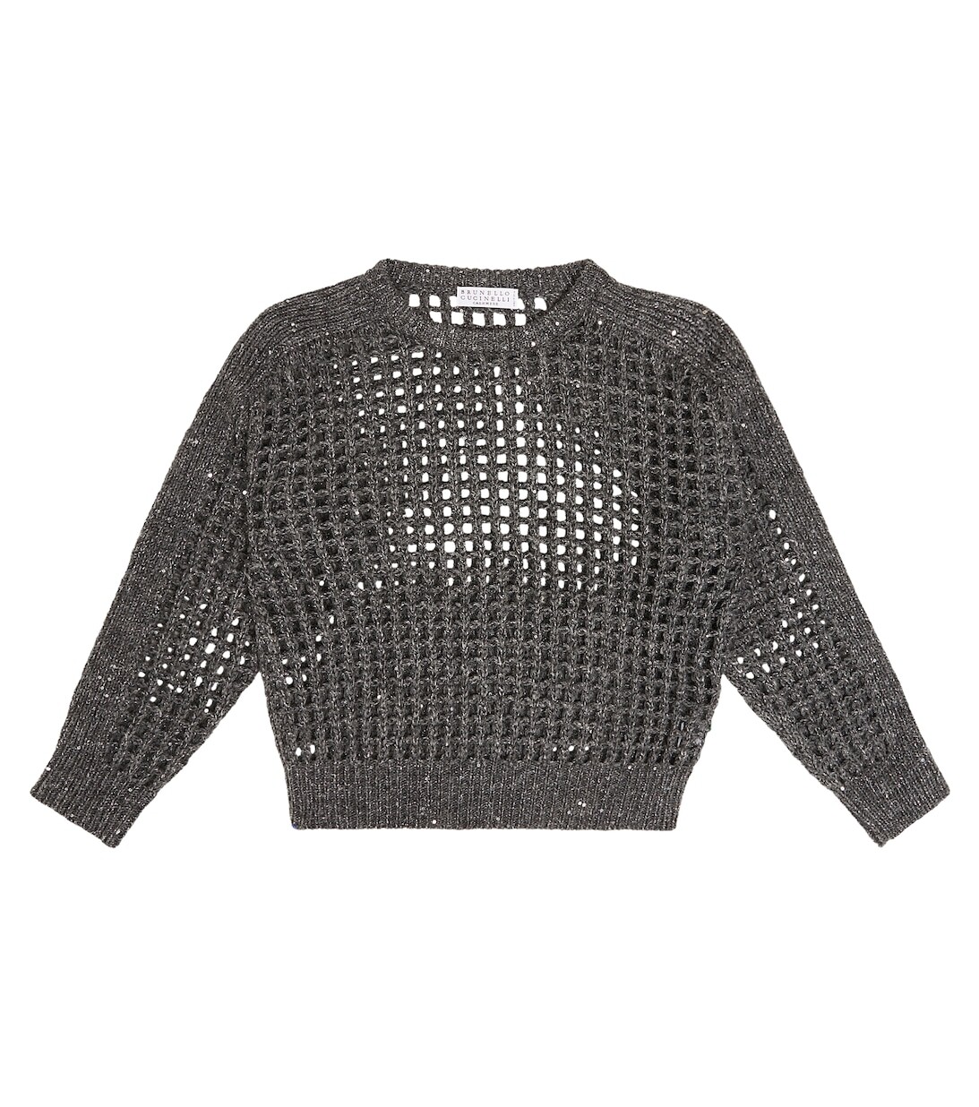 Свитер из смеси шерсти и кашемира Brunello Cucinelli, серый
Свитер из смеси шерсти и кашемира Brunello Cucinelli, серый