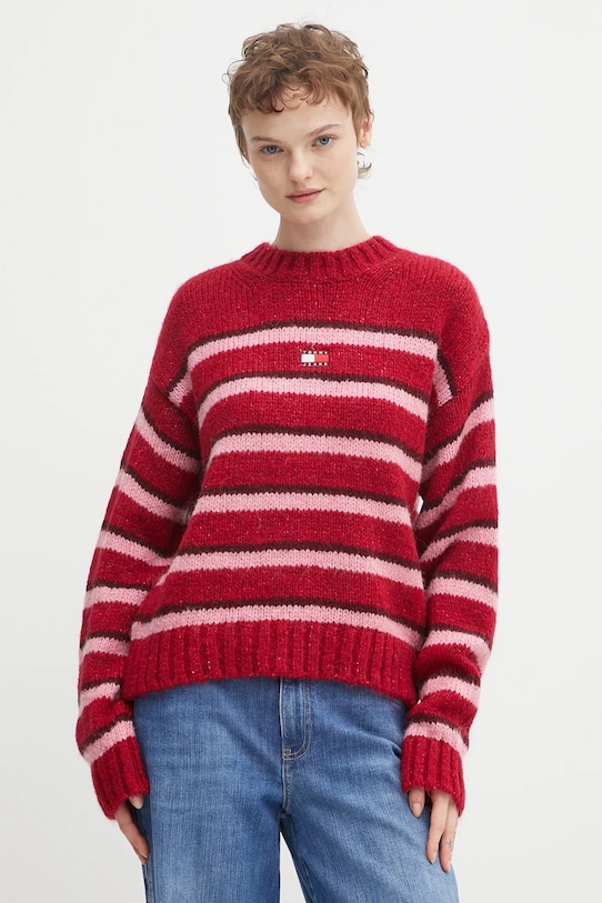 Свитер из смеси альпаки Tommy Jeans, красный
Свитер из смеси альпаки Tommy Jeans, красный