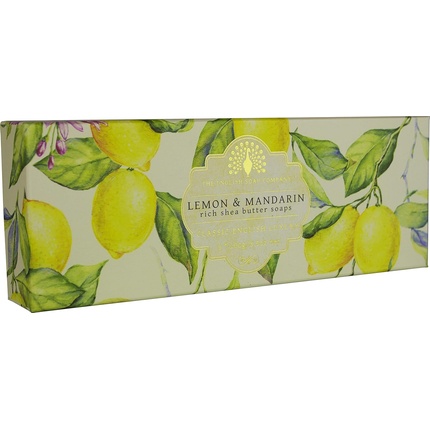 Тройное подарочное мыло для рук с ароматом лимона и мандарина - упаковка из 3 шт The English Soap Company
Тройное подарочное мыло для рук с ароматом лимона и мандарина - упаковка из 3 шт The English Soap Company