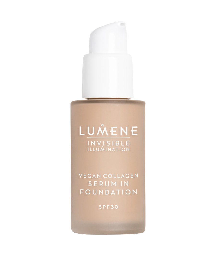 Жидкая основа Lumene Invisible Illumination Vegan Collagen Serum in Foundation SPF30, 2, 30 ml 
Жидкая основа Lumene Invisible Illumination Vegan Collagen Serum in Foundation SPF30, 2, 30 ml