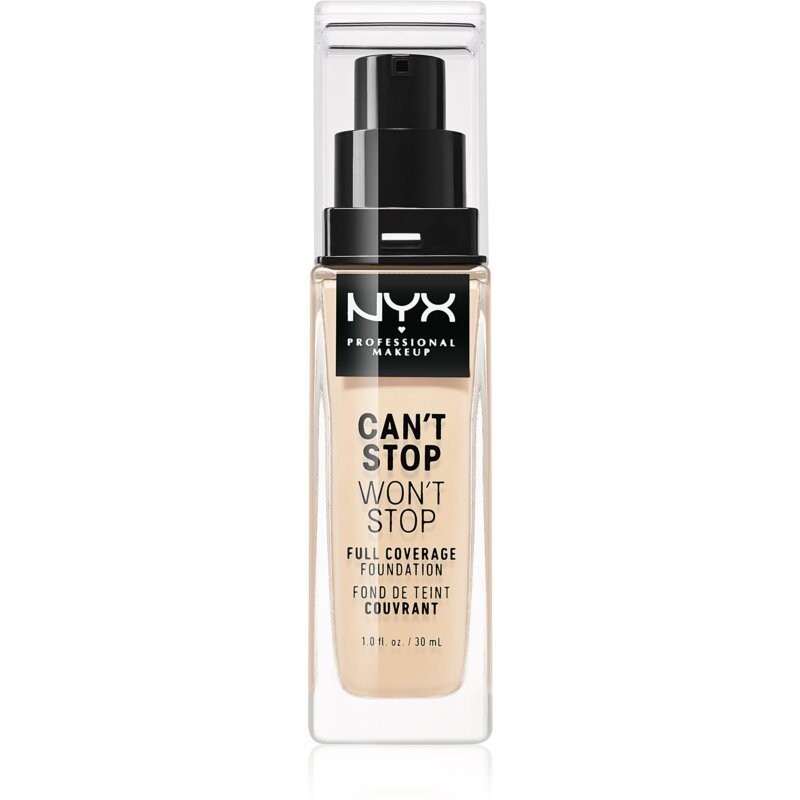 NYX Professional Makeup Can't Stop Won't Stop Full Coverage Foundation тональная основа с высоким покрытием оттенка 02 Alabaster 30 мл Inna Marka
NYX Professional Makeup Can't Stop Won't Stop Full Coverage Foundation тональная основа с высоким покрытием оттенка 02 Alabaster 30 мл Inna Marka