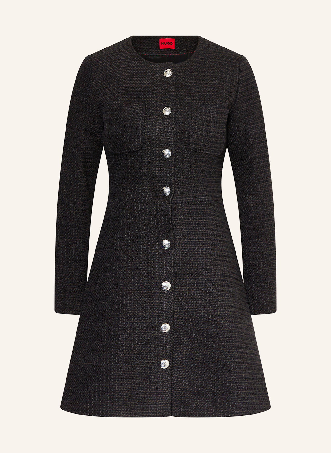 Твидовое платье карема Hugo, черный
Твидовое платье карема Hugo, черный