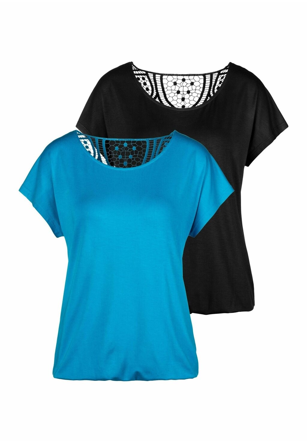 Блуза 2 Pack LASCANA, бирюзовый
Блуза 2 Pack LASCANA, бирюзовый