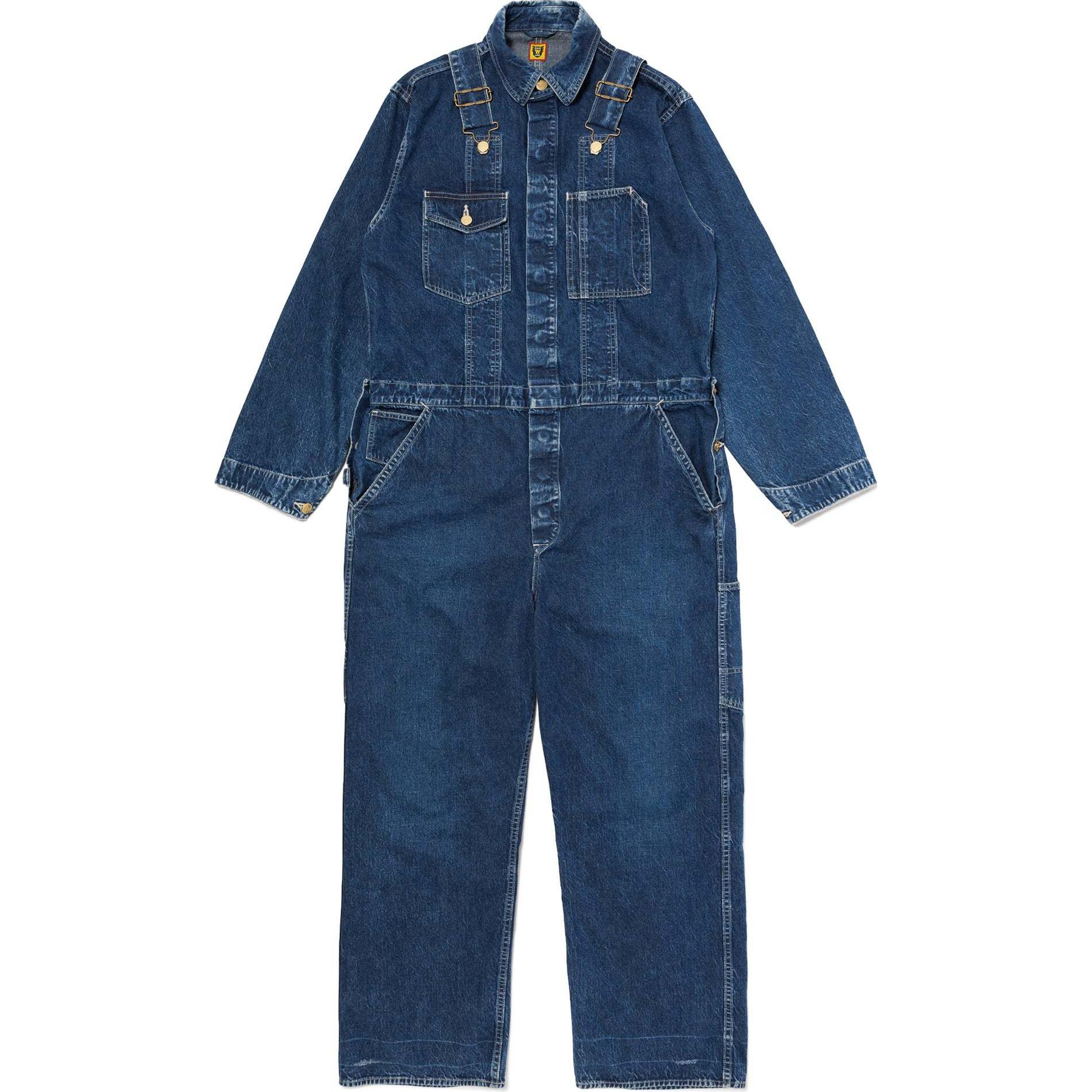 Джинсовый комбинезон унисекс цвета индиго HUMAN MADE
Джинсовый комбинезон унисекс цвета индиго HUMAN MADE