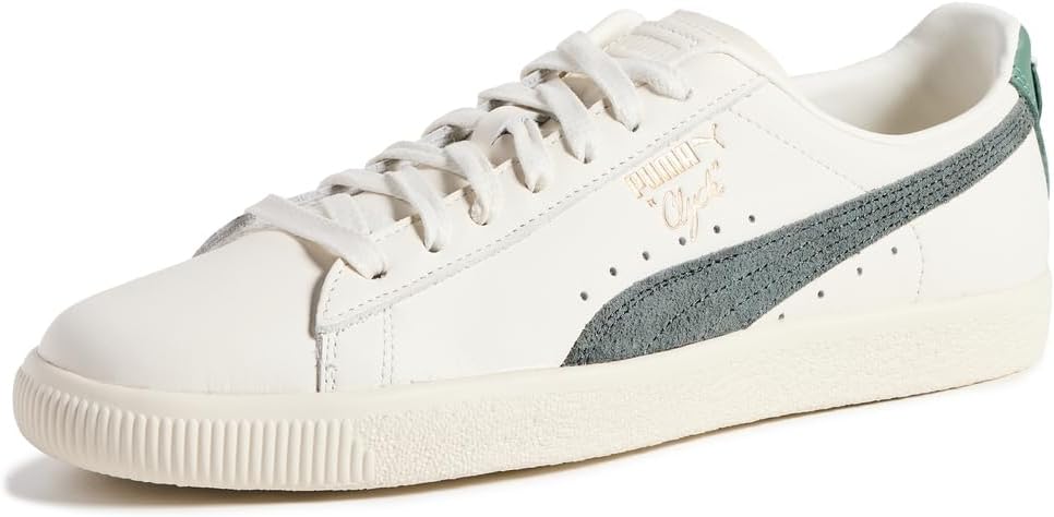 Мужские кроссовки PUMA Clyde Base с шнуровкой повседневные - слоновая кость, белый/серый
Мужские кроссовки PUMA Clyde Base с шнуровкой повседневные - слоновая кость, белый/серый