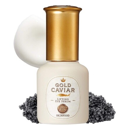 SKINFOOD Gold Caviar EX Lifting Eye Serum 32ml — Концентрированная питательная эссенция для глаз с икрой и золотом для сухой, обвисшей и стареющей кожи — Лучшие осветляющие увлажняющие средства для сухой кожи 1,08 жидких унций Skin Food Since 19...
SKINFOOD Gold Caviar EX Lifting Eye Serum 32ml — Концентрированная питательная эссенция для глаз с икрой и золотом для сухой, обвисшей и стареющей кожи — Лучшие осветляющие увлажняющие средства для сухой кожи 1,08 жидких унций Skin Food Since 19...