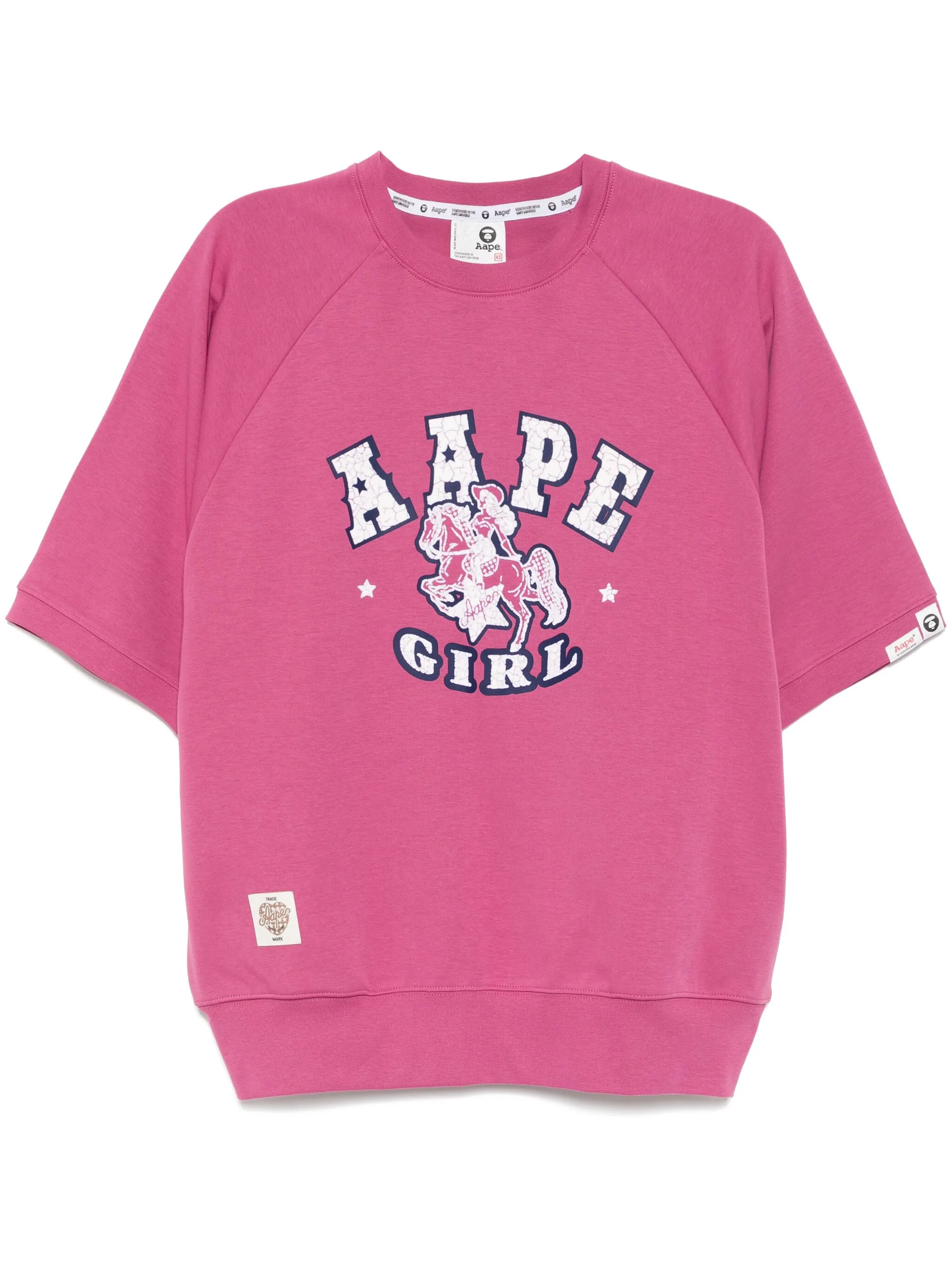 Футболка с графичным принтом Aape By A Bathing Ape, розовый
Футболка с графичным принтом Aape By A Bathing Ape, розовый