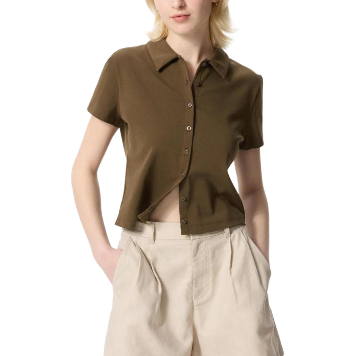 Женская поло умбер UNIQLO, Umber
Женская поло умбер UNIQLO, Umber