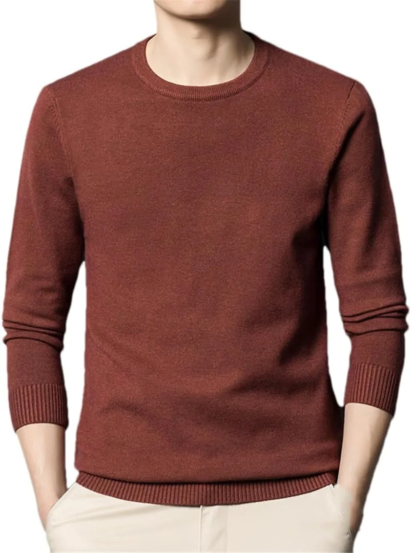 Мужской свитер Fnfmrfmr осенне-зимний теплый с круглым вырезом
Мужской свитер Fnfmrfmr осенне-зимний теплый с круглым вырезом