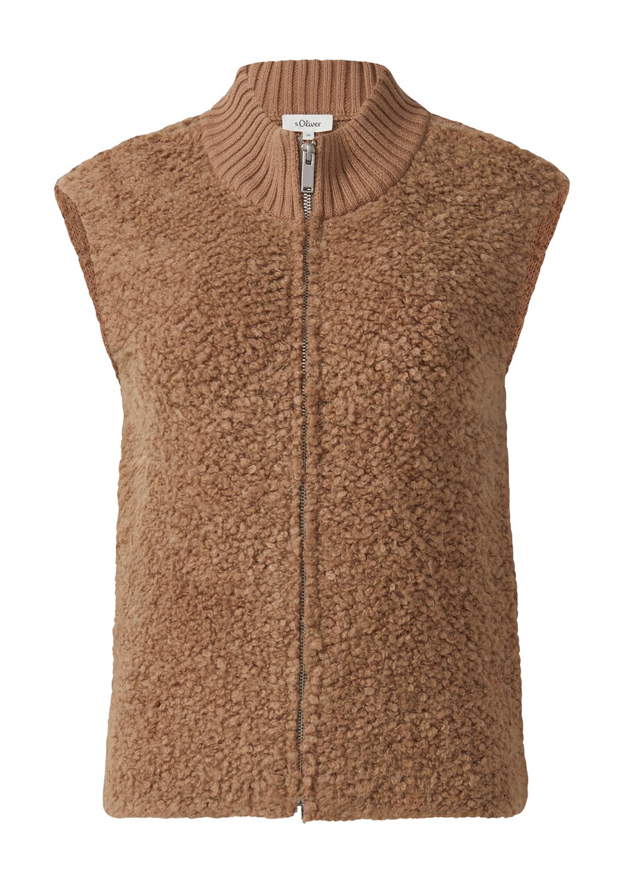 Вязаный жилет s.Oliver, коричневый
Вязаный жилет s.Oliver, коричневый
