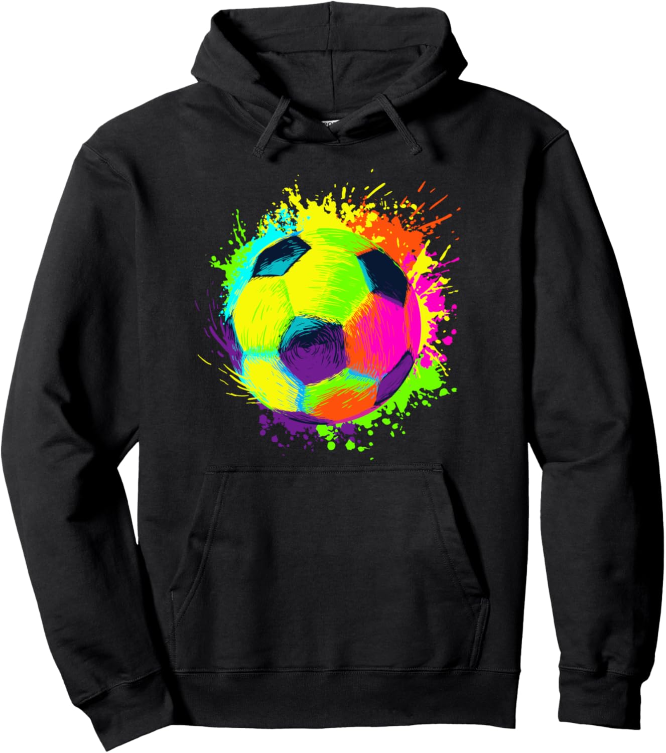 Толстовка Splash Art с изображением футбольного мяча - забавный подарок для любителя футбола Colorful Football Gift Ideas, черный
Толстовка Splash Art с изображением футбольного мяча - забавный подарок для любителя футбола Colorful Football Gift Ideas, черный