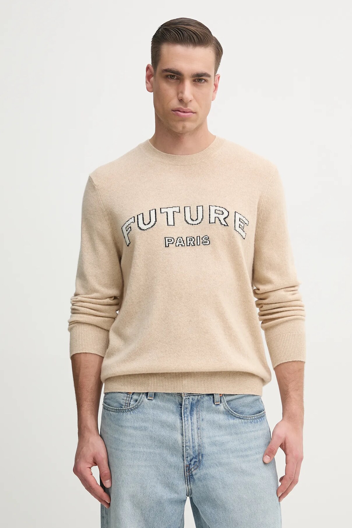 Кашемировый свитер From Future, бежевый
Кашемировый свитер From Future, бежевый