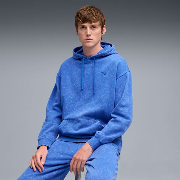 Мужская флисовая толстовка с капюшоном Puma Elevated Essentials Acid Wash, синий
Мужская флисовая толстовка с капюшоном Puma Elevated Essentials Acid Wash, синий