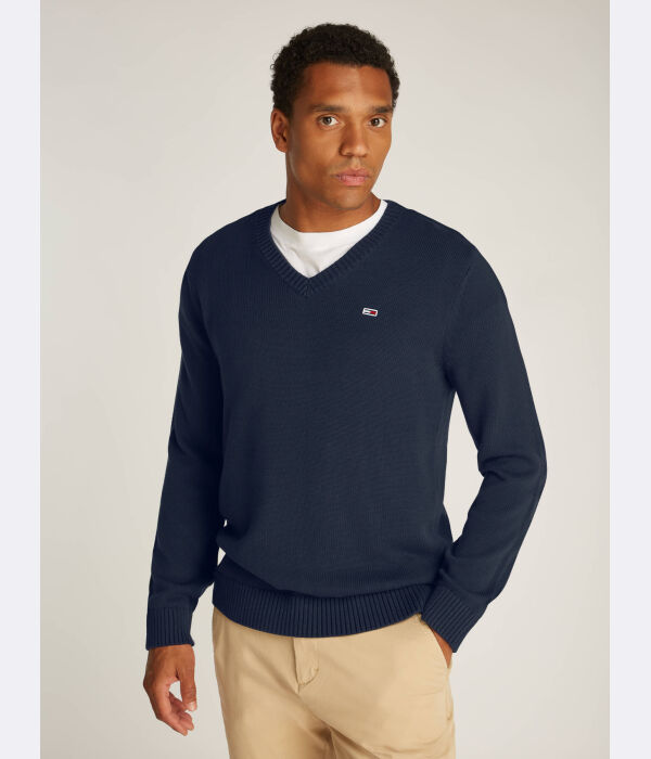 Свитер мужской Tommy Jeans с v-образным вырезом, синий
Свитер мужской Tommy Jeans с v-образным вырезом, синий