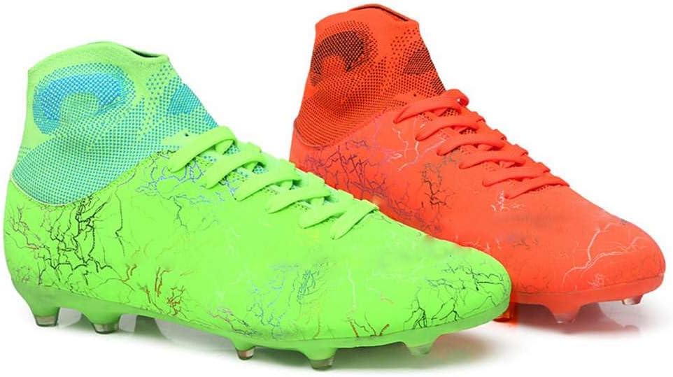 Футбольные бутсы унисекс FG для тренировок, атлетические, нескользящие, с длинными шипами, высокие, для детей Welrung, зеленый/оранжевый
Футбольные бутсы унисекс FG для тренировок, атлетические, нескользящие, с длинными шипами, высокие, для детей Welrung, зеленый/оранжевый