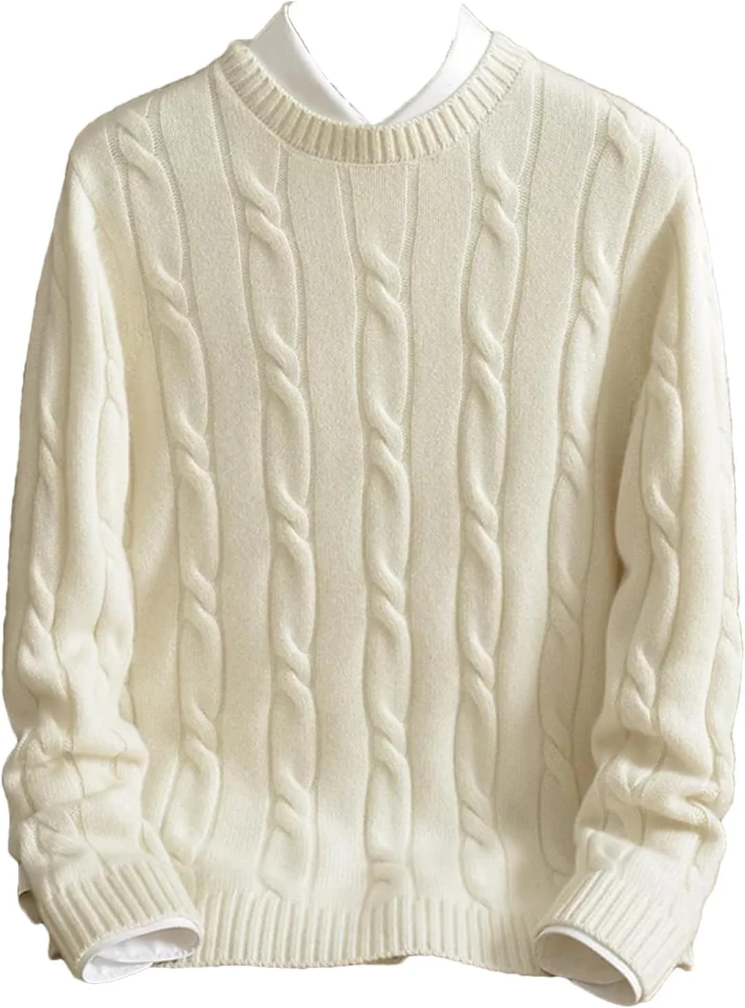 Мужской свитер Vogrtcc с воротником-гольф и кашемировой вязкой
Мужской свитер Vogrtcc с воротником-гольф и кашемировой вязкой