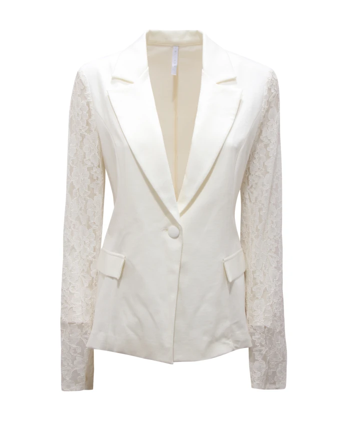 Куртка с кружевными рукавами, белая модель. Imperial, белый
Куртка с кружевными рукавами, белая модель. Imperial, белый