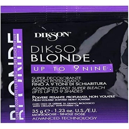 Dikson Dikso Blonde Discoloration 9 уровней конверт 35г, Dikson Muster
Dikson Dikso Blonde Discoloration 9 уровней конверт 35г, Dikson Muster